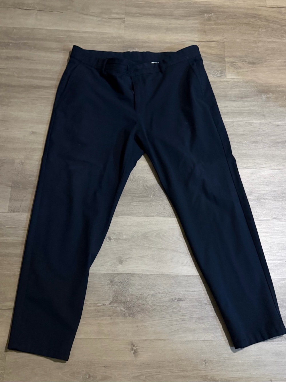 Zara Men's Navy Dress Pants - Straight Slim Fit